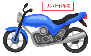 Read more about the article バイク（小型・軽二輪）のナンバープレート料金変更と希望ナンバー受付開始日について